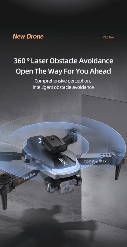 P23 Pro Smart Obstacle Avoidance Drone – Perfect for Beginners & Kids