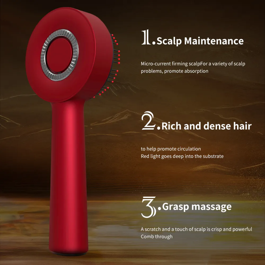 Scalp Massaging Brush with 2 In 1 Hair Oil Applicator