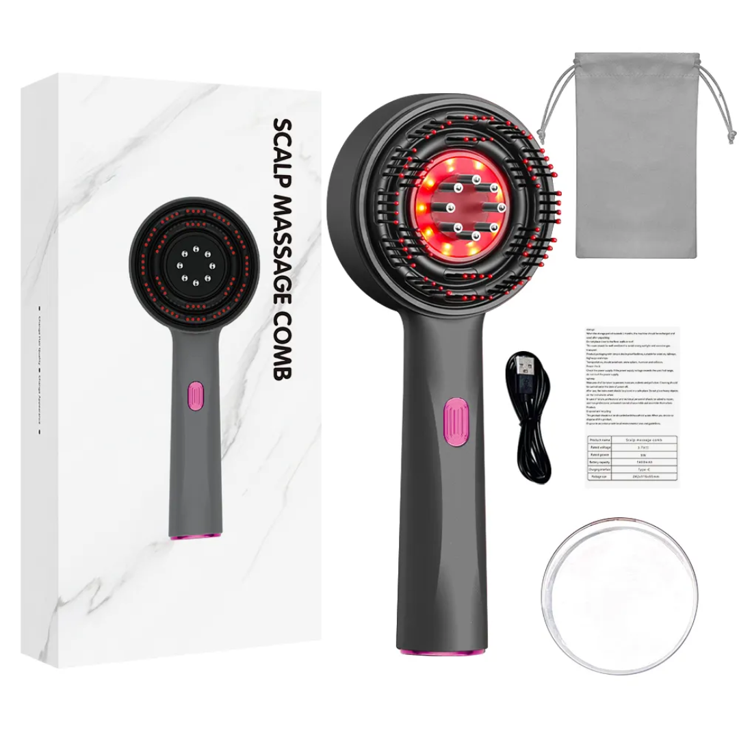 Scalp Massaging Brush with 2 In 1 Hair Oil Applicator
