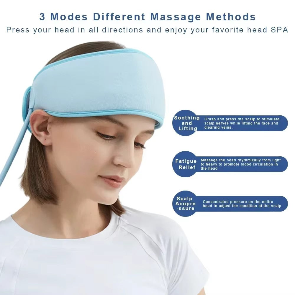Portable Head Massage Device with Heat | Migraine & Stress Relief Massager